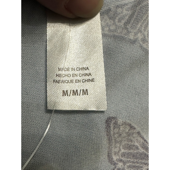 Pj Couture Womens Robe Gray Multicolor Butterfly Belted 3/4 Sleeve Ruffle M New - Picture 9 of 9